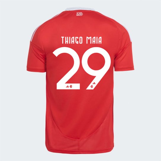 Camisa Internacional I 25/26 Thiago Maia nº 29 Torcedor Adidas Masculina