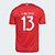 Camisa Internacional I 25/26 Valencia nº 13 Torcedor Adidas Masculina - Vermelho