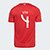 Camisa Internacional I 25/26 Vitão nº 4 Torcedor Adidas Masculina - Vermelho