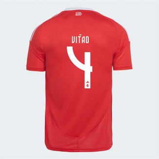 Camisa Internacional I 25/26 Vitão nº 4 Torcedor Adidas Masculina