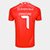 Camisa Internacional I 26/27 - Carbonero Nº 7 Torcedor Adidas Masculina - Vermelho