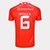 Camisa Internacional I 26/27 - Matheus Bahia Nº 6 Torcedor Adidas Masculina - Vermelho