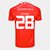 Camisa Internacional I 26/27 - Vitinho Nº 28 Torcedor Adidas Masculina - Vermelho