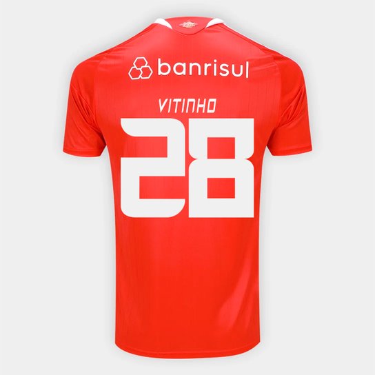 Camisa Internacional I 26/27 - Vitinho Nº 28 Torcedor Adidas Masculina