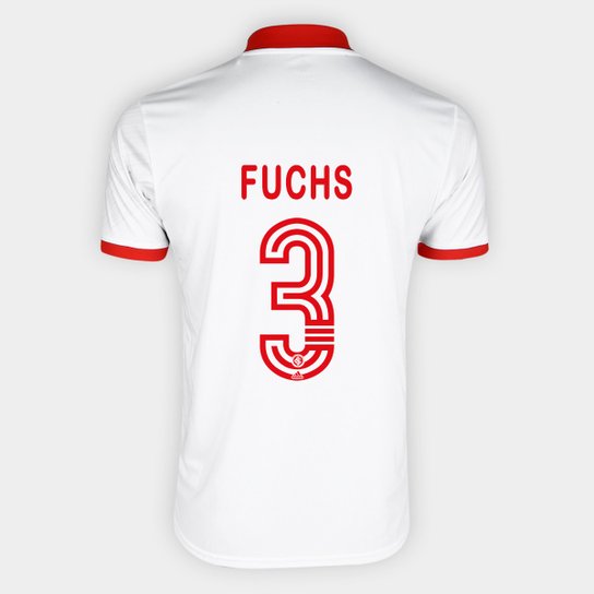 Camisa Internacional II 20/21 Nº 3 Fuchs Torcedor Adidas Masculina