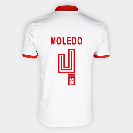 Camisa Internacional II 20/21 Nº 4 Moledo Torcedor Adidas Masculina - Branco