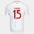 Camisa Internacional II 25/26 Bruno Gomes nº 15 Torcedor Adidas Masculina - Branco