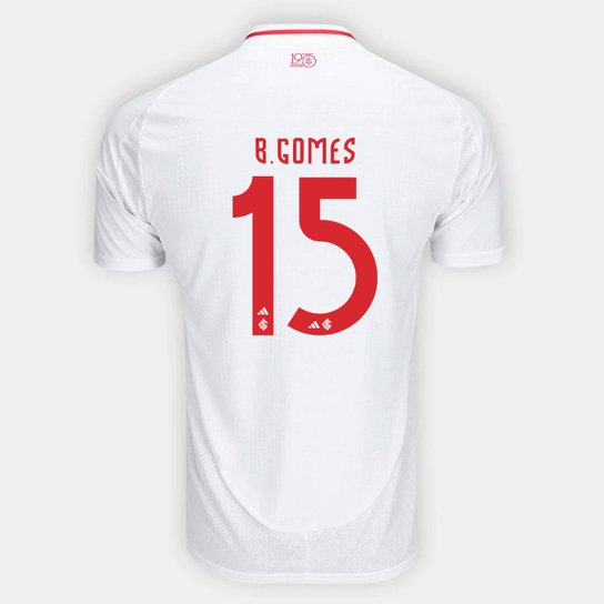 Camisa Internacional II 25/26 Bruno Gomes nº 15 Torcedor Adidas Masculina