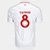 Camisa Internacional II 25/26 Bruno Henrique nº 8 Torcedor Adidas Masculina - Branco