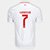 Camisa Internacional II 25/26 Carbonero nº 7 Torcedor Adidas Masculina - Branco