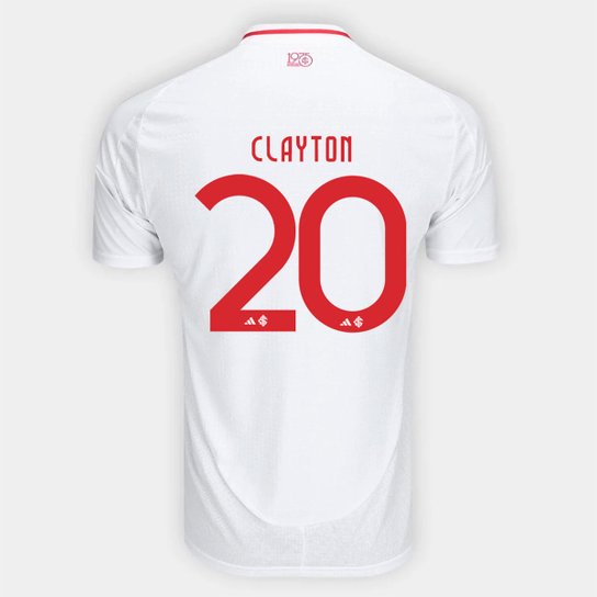 Camisa Internacional II 25/26 Clayton nº 20 Torcedor Adidas Masculina