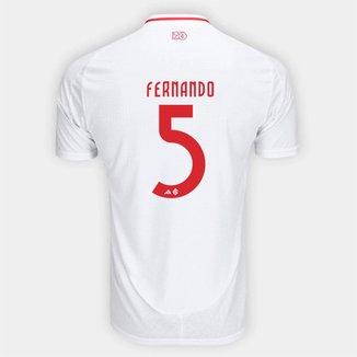 Camisa Internacional II 25/26 Fernando nº 5 Torcedor Adidas Masculina