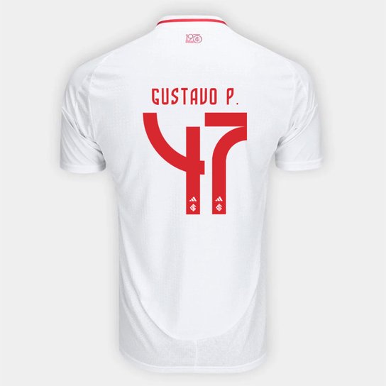Camisa Internacional II 25/26 Gustavo Prado nº 47 Torcedor Adidas Masculina
