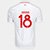 Camisa Internacional II 25/26 Juninho nº 18 Torcedor Adidas Masculina - Branco