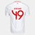 Camisa Internacional II 25/26 Mathias nº 49 Torcedor Adidas Masculina - Branco
