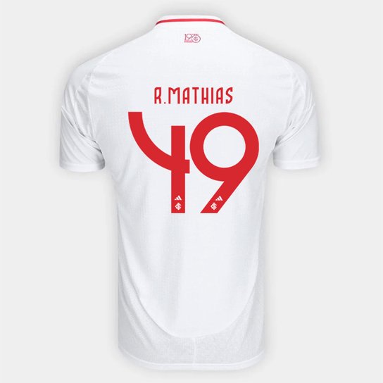Camisa Internacional II 25/26 Mathias nº 49 Torcedor Adidas Masculina