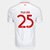 Camisa Internacional II 25/26 Mercado nº 25 Torcedor Adidas Masculina - Branco