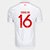 Camisa Internacional II 25/26 Ronaldo nº 16 Torcedor Adidas Masculina - Branco