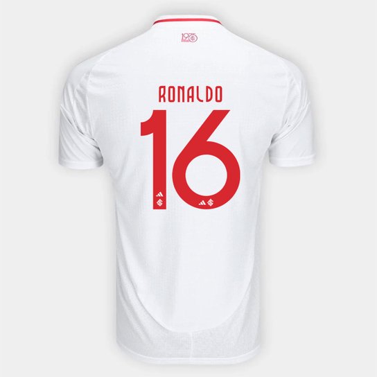 Camisa Internacional II 25/26 Ronaldo nº 16 Torcedor Adidas Masculina