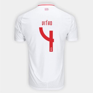 Camisa Internacional II 25/26 Vitão nº 4 Torcedor Adidas Masculina