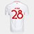 Camisa Internacional II 25/26 Vitinho nº 28 Torcedor Adidas Masculina - Branco