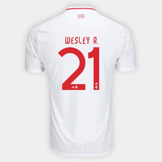 Camisa Internacional II 25/26 Wesley nº 21 Torcedor Adidas Masculina