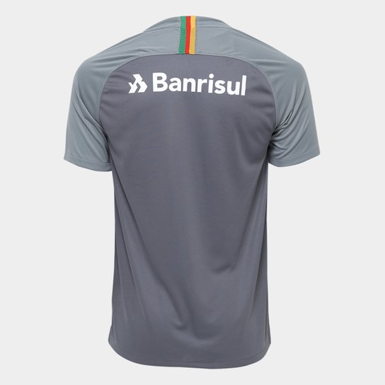 Camisa Internacional III 2018 s/n° - Torcedor Nike Masculina - Cinza+Branco
