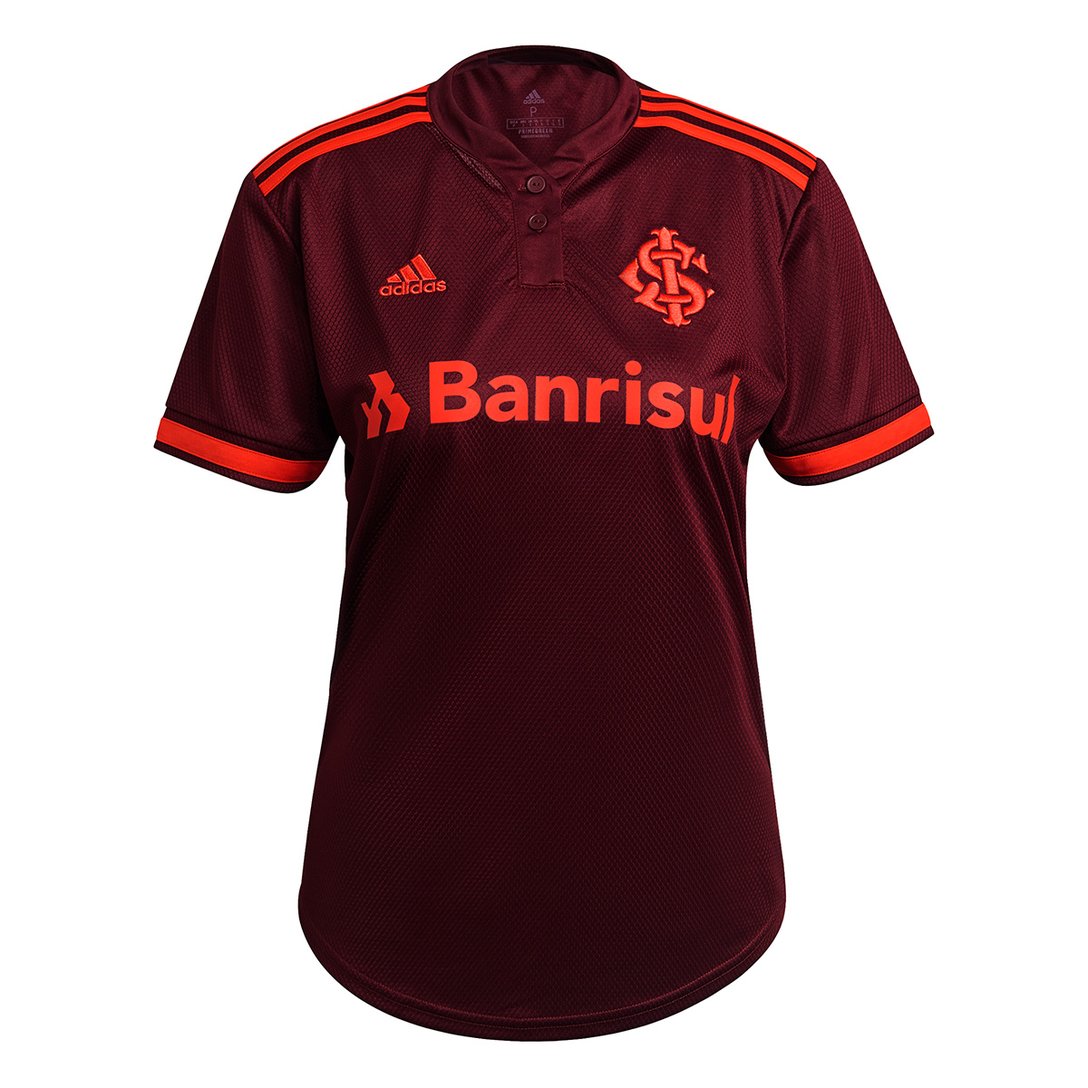 Camisa Internacional III 21/22 s/n° Torcedor Adidas Feminina - Vinho