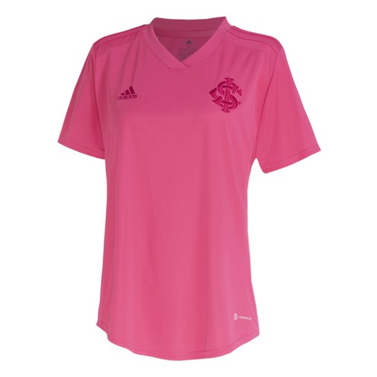 Camisa Internacional Outubro Rosa 22/23 s/n° Torcedor Adidas Feminina