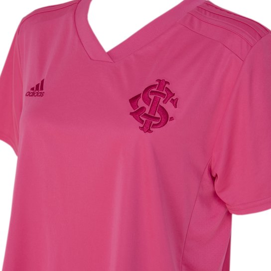 Camisa Internacional Outubro Rosa 22/23 s/n° Torcedor Adidas Feminina