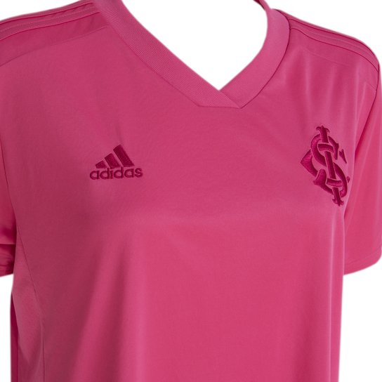 Camisa Internacional Outubro Rosa 22/23 s/n° Torcedor Adidas Feminina