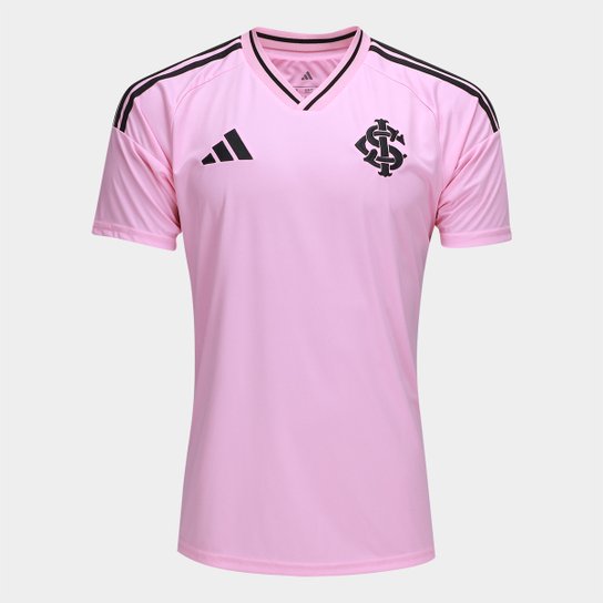 Camisa Internacional Outubro Rosa 25/26 s/n Torcedor Adidas Masculina