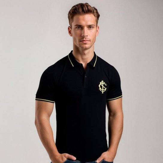 Camisa Internacional Polo Ouro Retrô Masculina