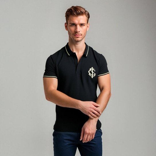 Camisa Internacional Polo Ouro Retrô Masculina