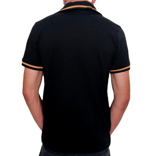 Camisa Internacional Polo Preta Oficial