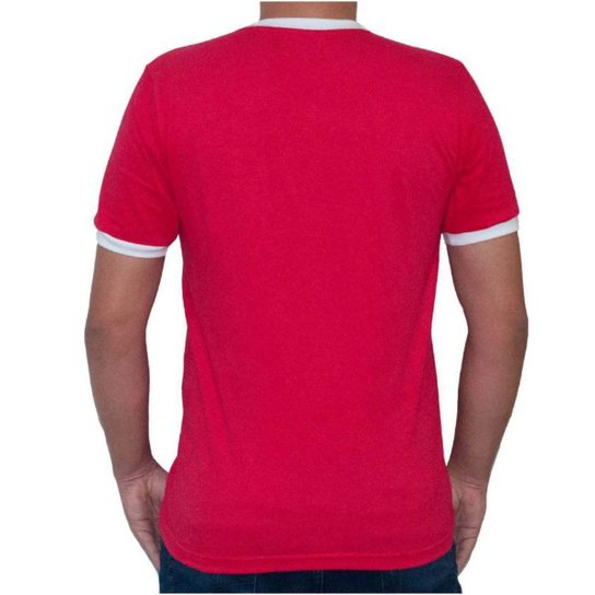 Camisa Internacional Retrô 1975 Vermelho Oficial Licenciada