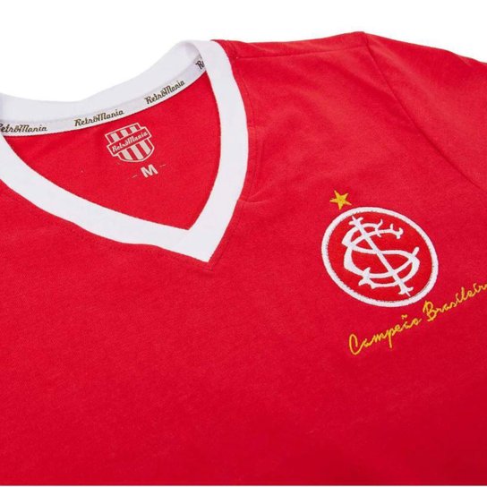 Camisa Internacional Retrô 1975 Vermelho Oficial Licenciada