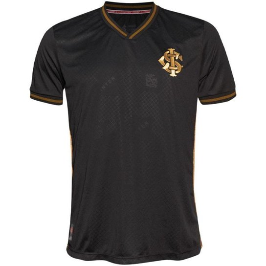 Camisa Internacional SCI Gold Preta Masculina