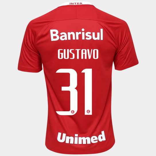 Camisa Nike Internacional I 2016 nº 31 - Gustavo