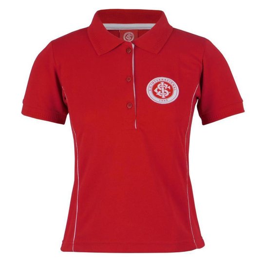 Camisa Polo Internacional Feminina Futebol Time Conforto