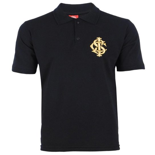 Camisa Polo Internacional Masculina Time Bordado Futebol