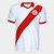 Camisa Polo Internacional Masculina - Branco+Vermelho