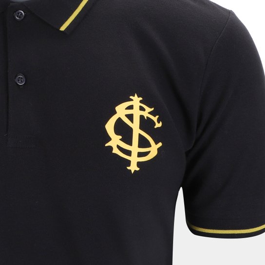 Camisa Polo Internacional RetrôMania Ouro Vintage Masculina