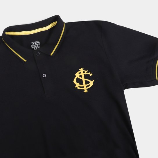 Camisa Polo Internacional RetrôMania Ouro Vintage Masculina
