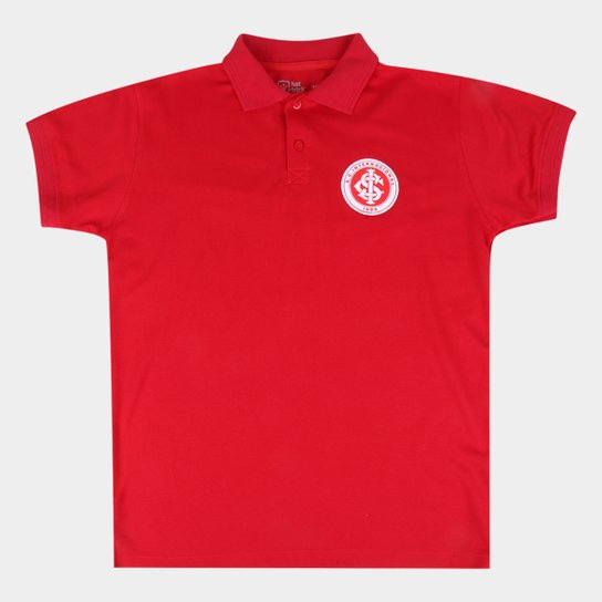 Camisa Polo Juvenil Internacional - Vermelho