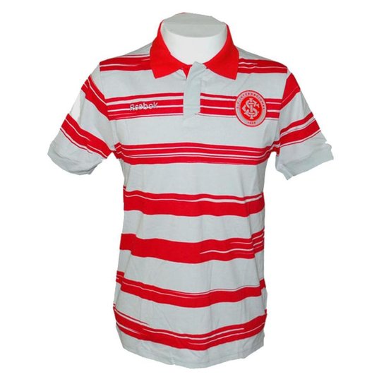 Camisa Polo Listrada do Internacional Plus Size IN09004V