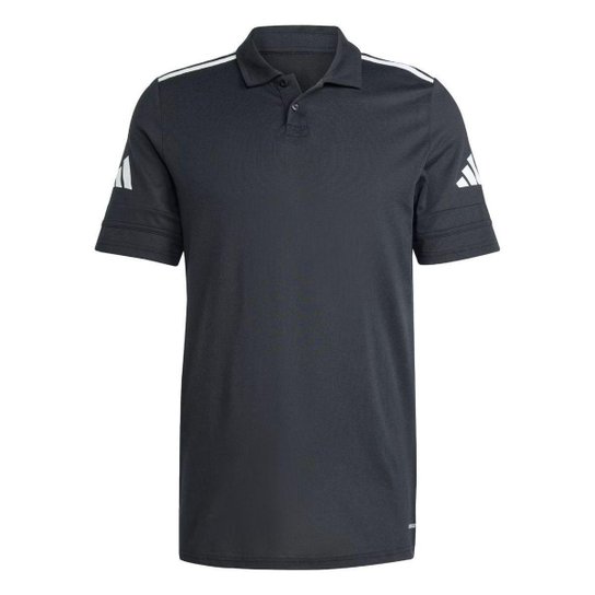 CAMISA POLO SQUADRA 25 JY3417 - PRETO/BRANCO 2GG