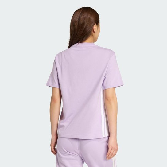 Camiseta Adidas 3 Listras Feminina