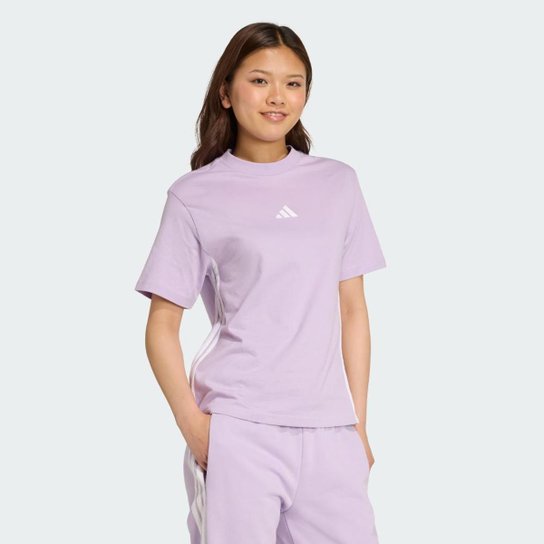 Camiseta Adidas 3 Listras Feminina