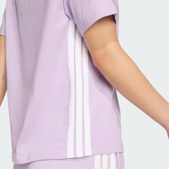 Camiseta Adidas 3 Listras Feminina